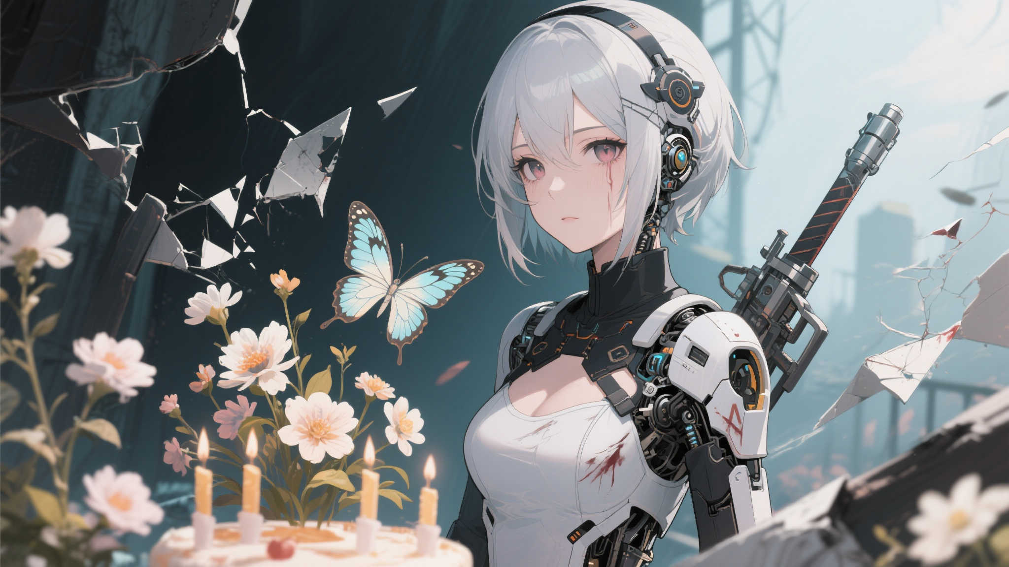 《尼尔：机械纪元》A2诞辰纪念插画