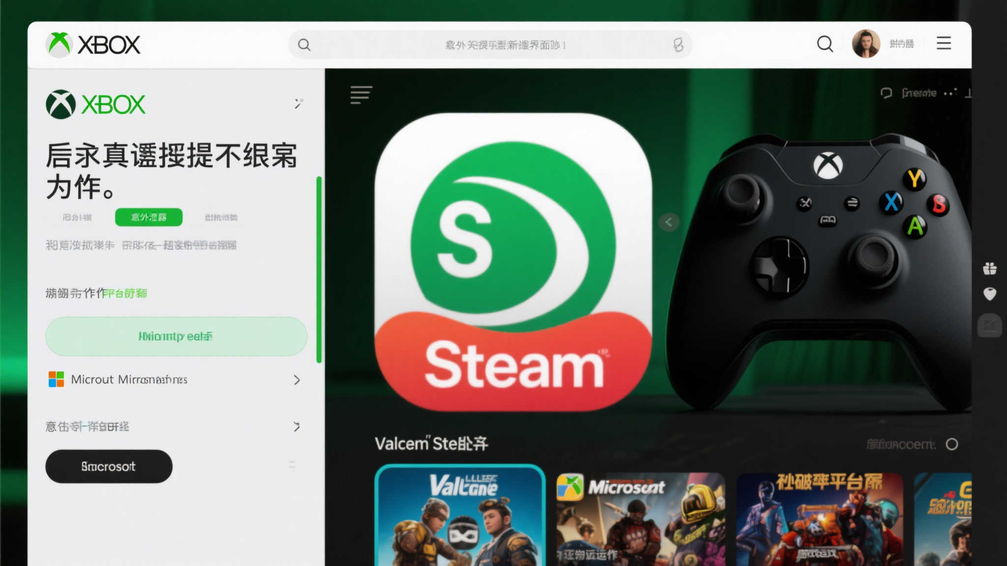 Xbox界面惊现Steam集成迹象，是否即将官宣？
